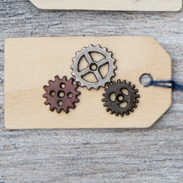 gears gift tag