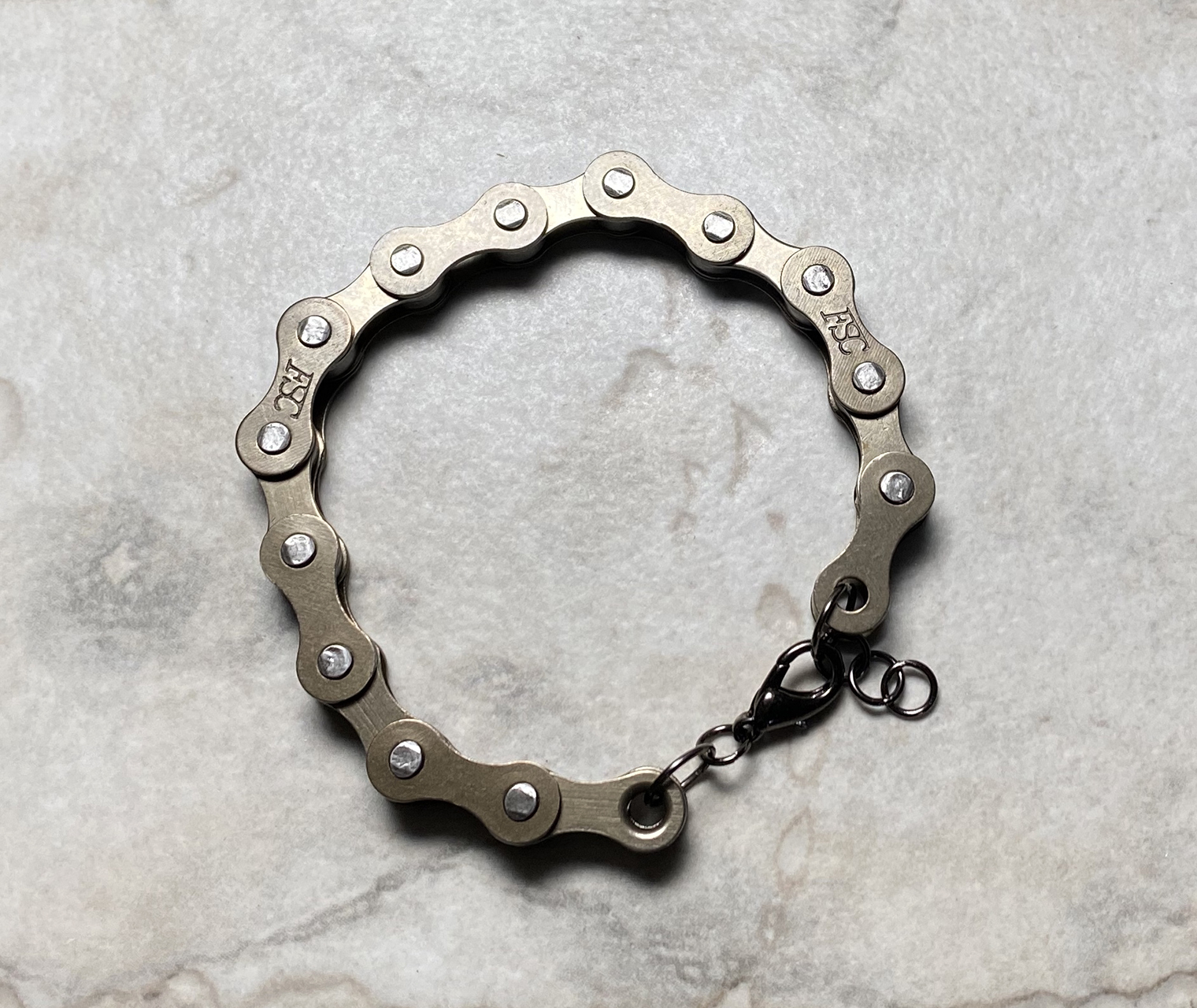 fcityin  Paystore Sterling Silver Bike Chain Bracelets Bike Chain Design  With