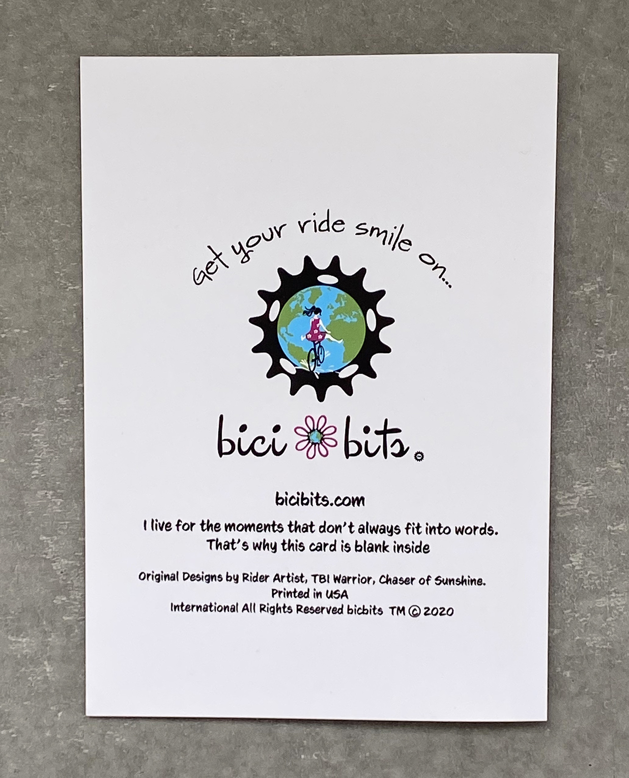 Bike Art, Greeting Card