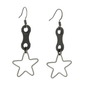 Chains and stars earrings